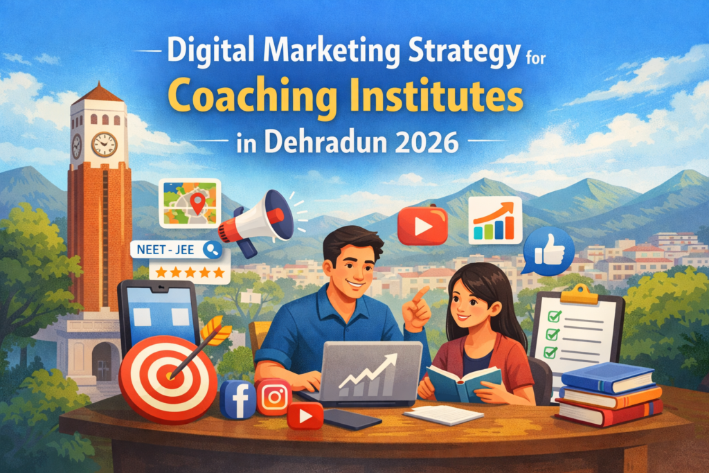 Digital Marketing Strategy for Coaching Institutes Dehradun