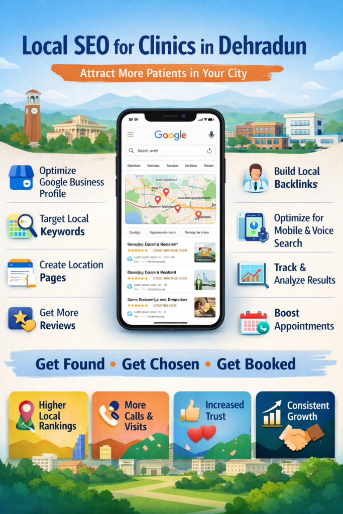 Local SEO for Clinics in Dehradun