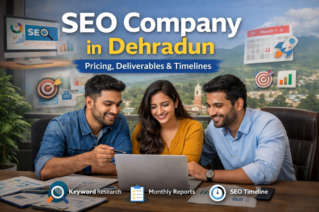 SEO Company in Dehradun: Pricing, Deliverables & Timelines